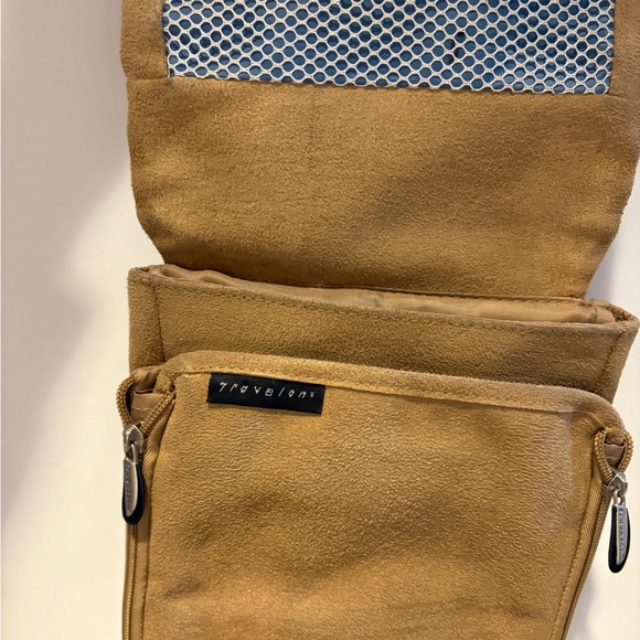 Travelon Tan Crossbody Bag - Picture 6 of 11